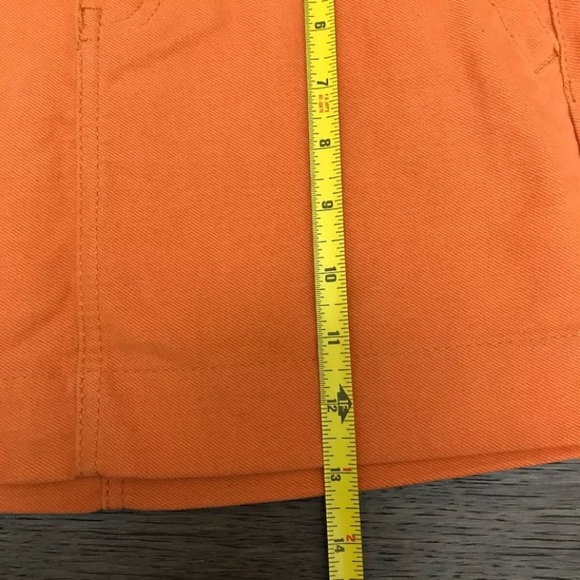 Gap Women’s Mini Skirt Orange Size 0 - Picture 7 of 8